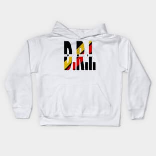 vintage typo D.R.I. Kids Hoodie